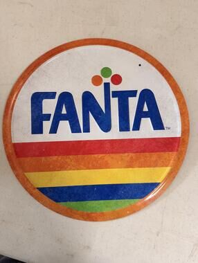 Vintage Fanta Metal Wall Sign